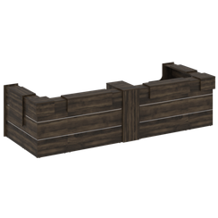 Onix Ресепшн O.R-K-37 Дуб Мали 4714*1768*1187