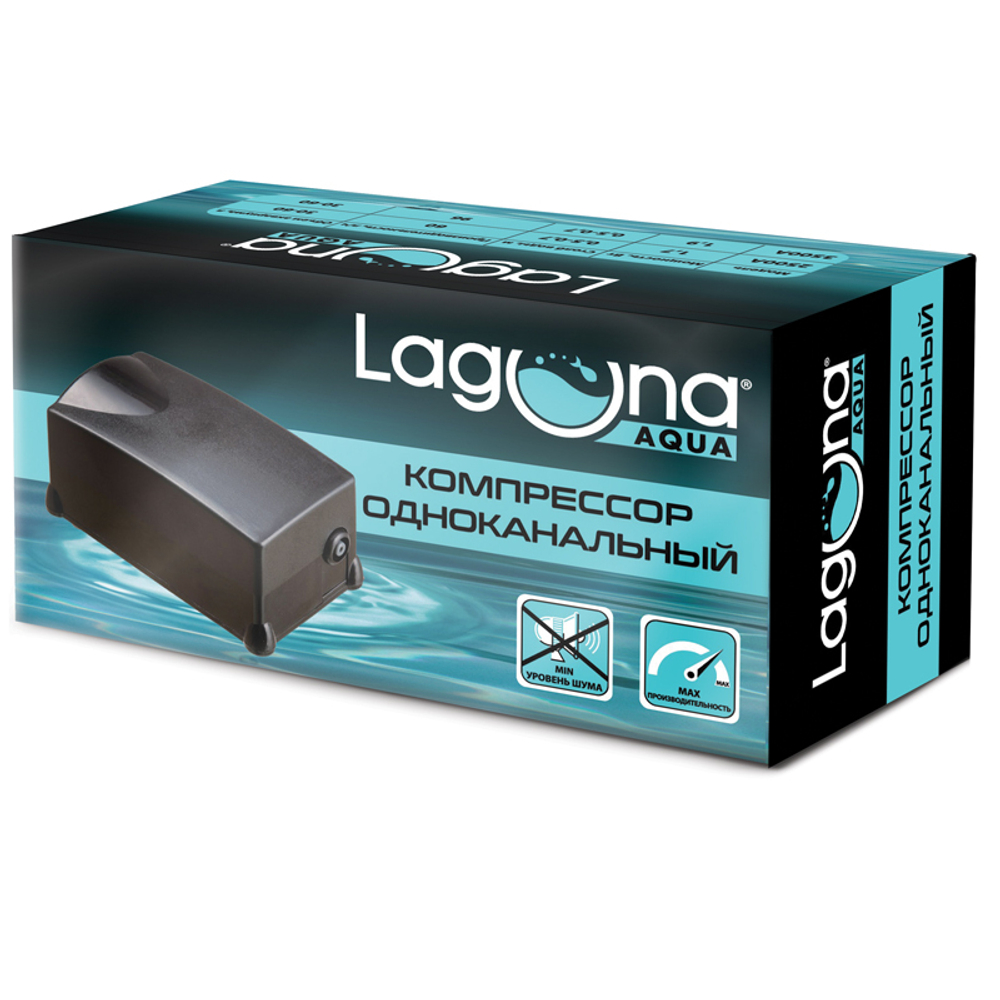 Компрессор компактный 2500A, 1,7Вт, 60л/ч, 92*52*43мм, Laguna