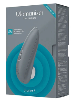 Бесконтактный клиторальный стимулятор Womanizer Starlet 3 серый