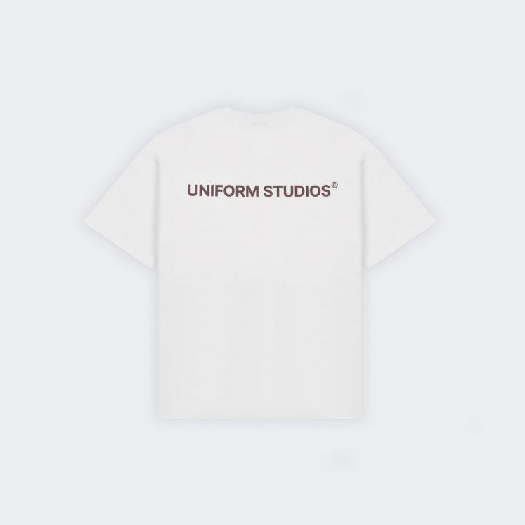 Футболка UNIFORM Heavy STUDIOS, молочный