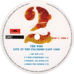 The Who / Live At The Fillmore East 1968 (3LP)