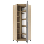 Прихожая с зеркалом комплект мебели Сатин 280х41,1х220 см