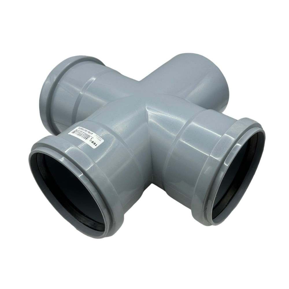 Крестовина канализационная TEBO 110/110/110x90°