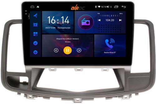 Магнитола для Nissan Teana 2008-2013 (монохром экран) - AIROC 2K RI-1205 Android 12, Быстрая, QLed+2K, CarPlay, SIM-слот