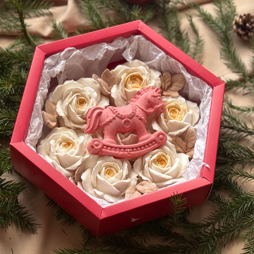 Новогодний зефир с символом 2026 года