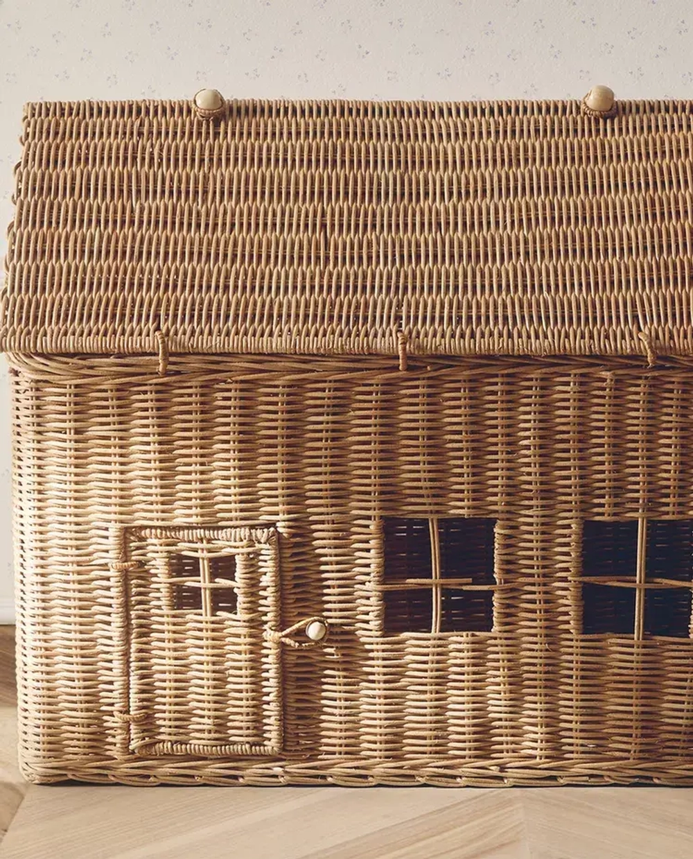 ZARA HOME КОРЗИНА ДЛЯ ХРАНЕНИЯ ДЕТСКИХ ИГРУШЕК, СВЕТЛО-БЕЖЕВЫЙ