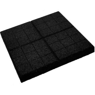 Резиновая плитка «Сетка» 350х350x30 мм Черная