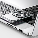 Алюминиевый чехол UV-Glass для Apple iPhone 14 Pro