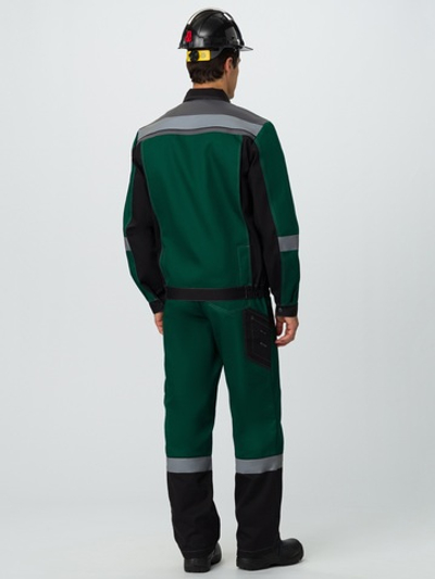 Костюм Вивантек-2 СОП У. (тк.Смесовая,240) п/к, т.серый/черный/св.серый