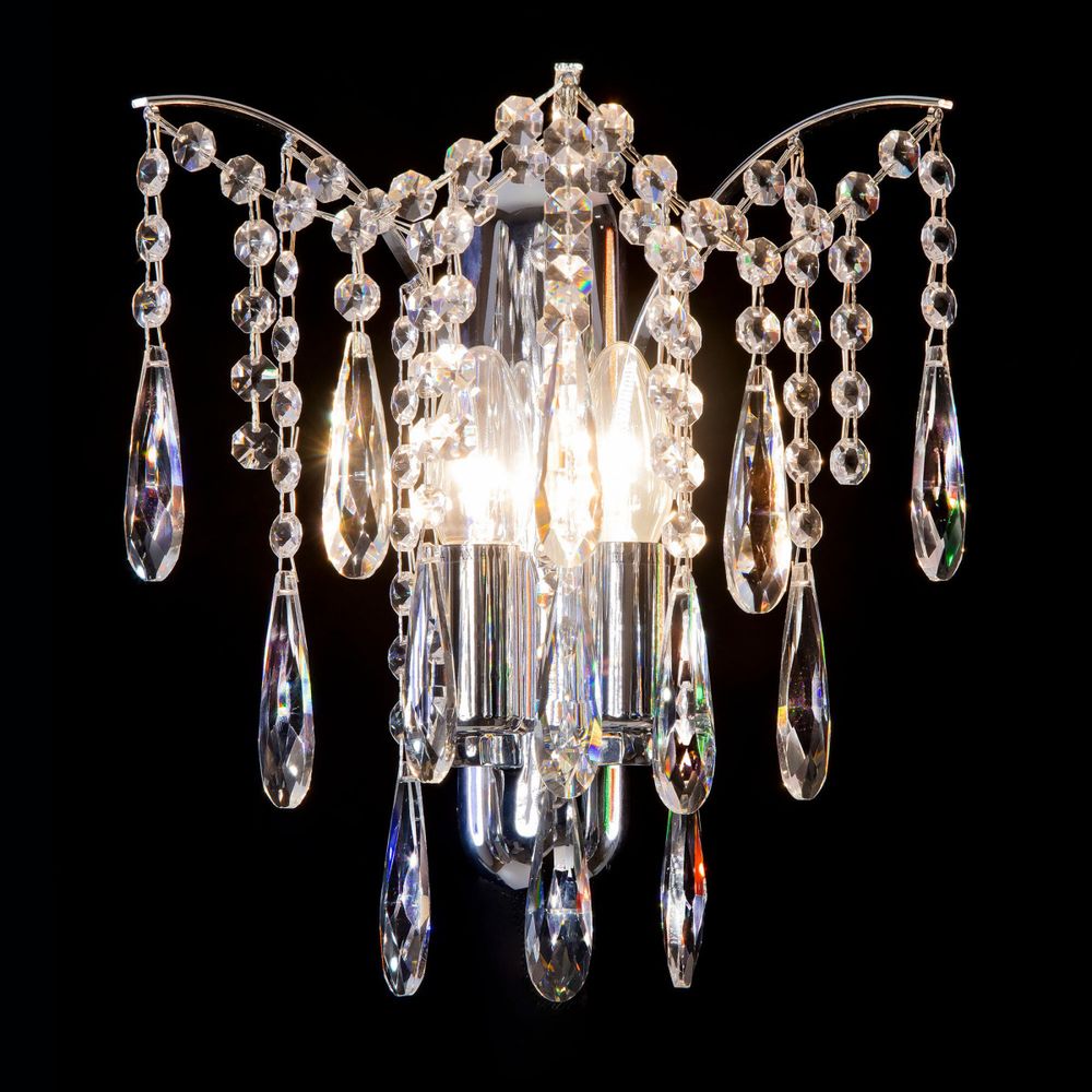 Citilux Селена CL302320 Бра хрустальное Хром