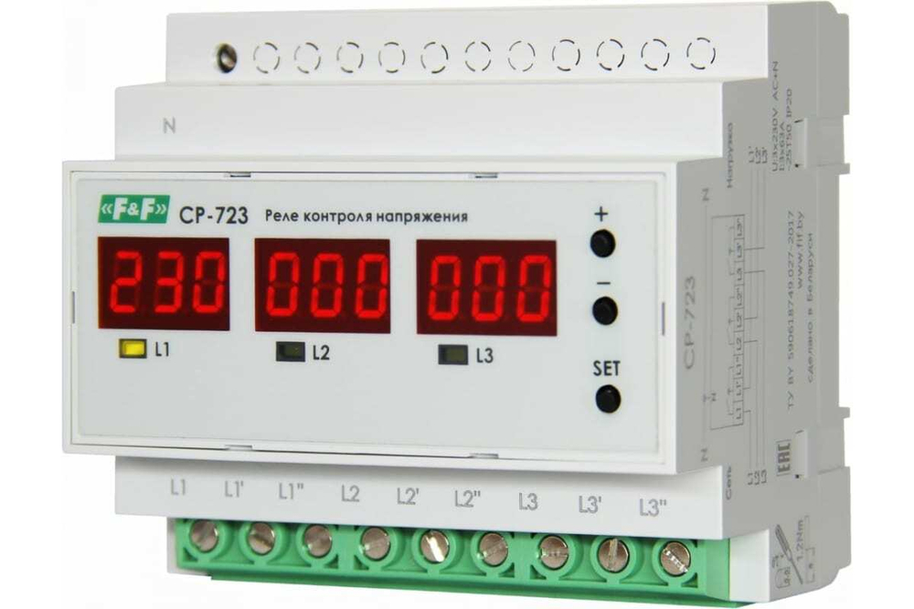 Реле напряжения F&F CP-723