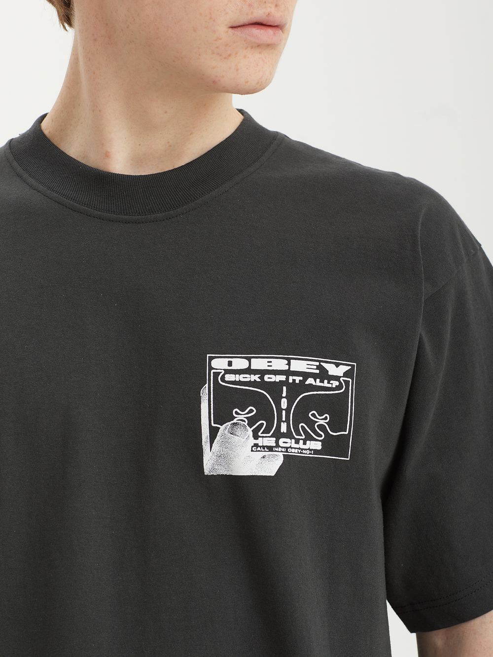 Мужская Футболка Obey Club
