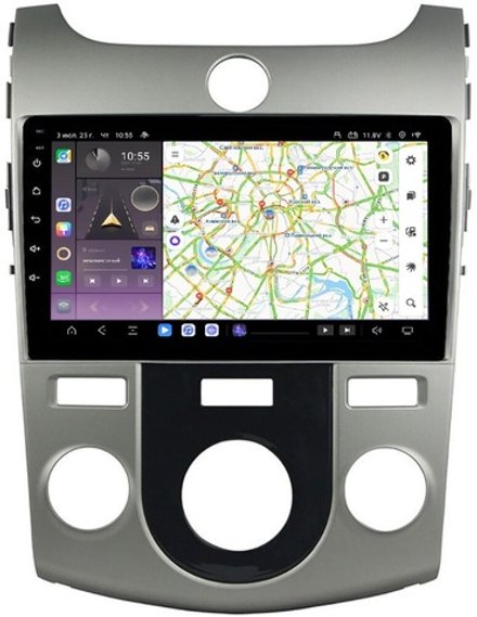 Магнитола для KIA Cerato 2 2008-2013 (кондиционер) - Carmedia OL-9736-M QLed, Android 13, TS20, CarPlay, SIM-слот