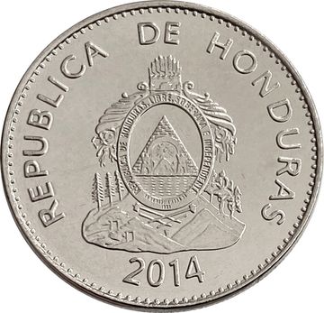 50 сентаво 2014 Гондурас