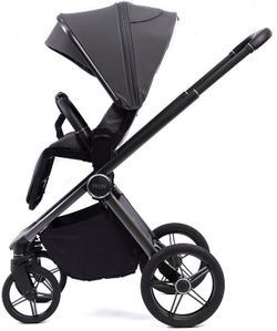 Детская коляска Peppy Monaco 3 в 1 с автокреслом Verona Beige Antrazit (графитовый), рама серая