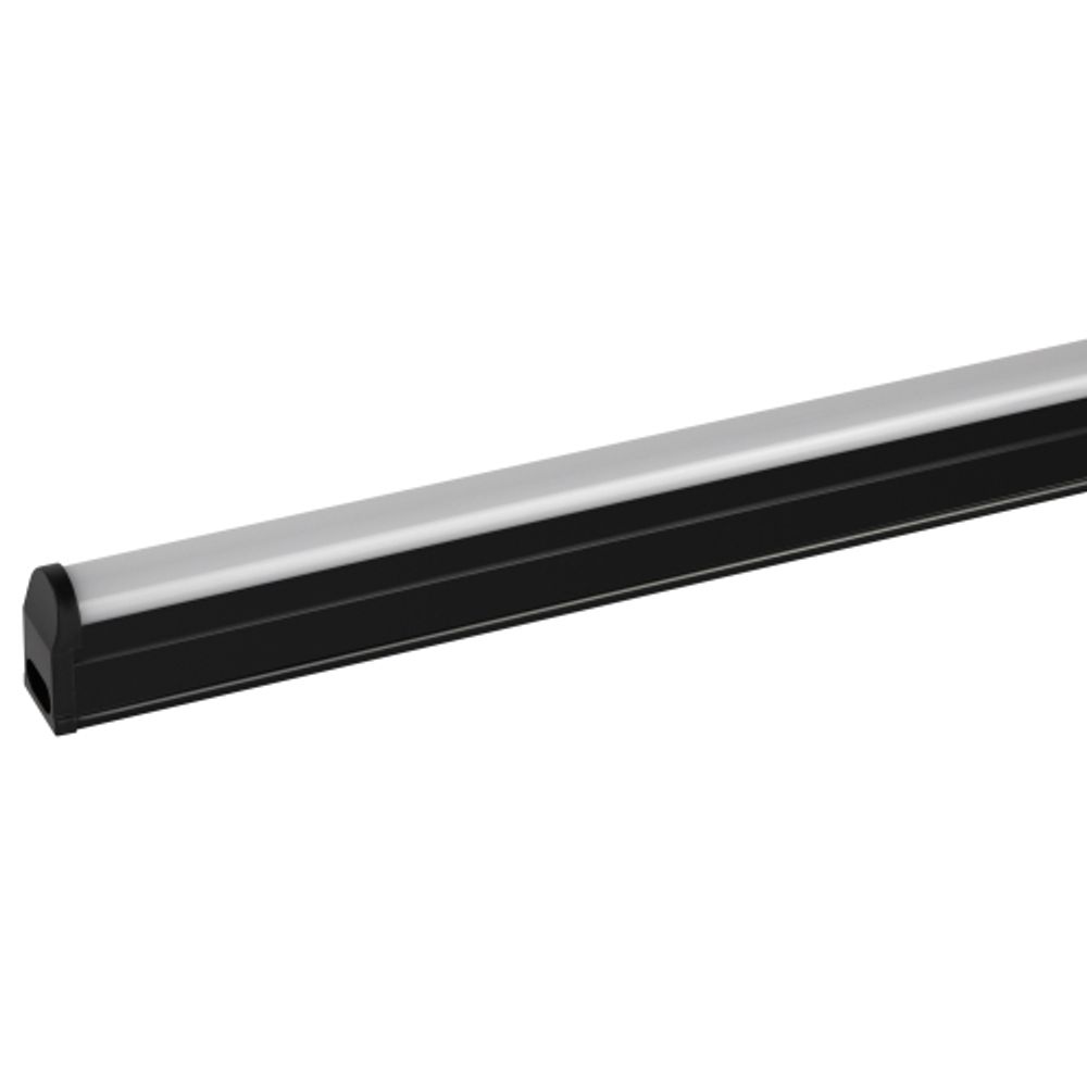 Линейный светодиодный светильник ЭРА LLED-01-16W-4000-B 16Вт 4000K L1174мм с выключателем черный | Бытовые светодиодные линейные светильники