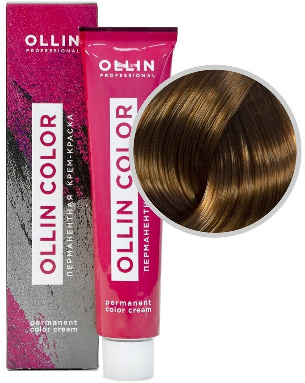 OLLIN COLOR 7/7 русый коричневый 60мл Перманентная крем-краска для волос
