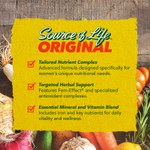 NaturesPlus, Source of Life®, мультивитаминная и минеральная добавка для женщин с концентрированными цельными продуктами, 120 таблеток