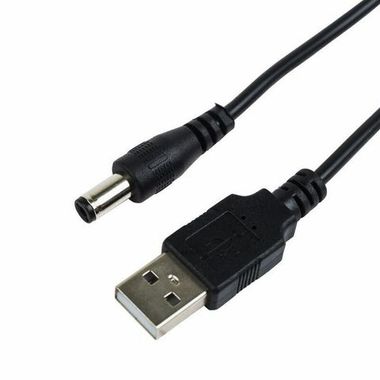 Кабель питания USB-A x DC 5.5 x 2.1мм. -1.0м. Cable (0231)