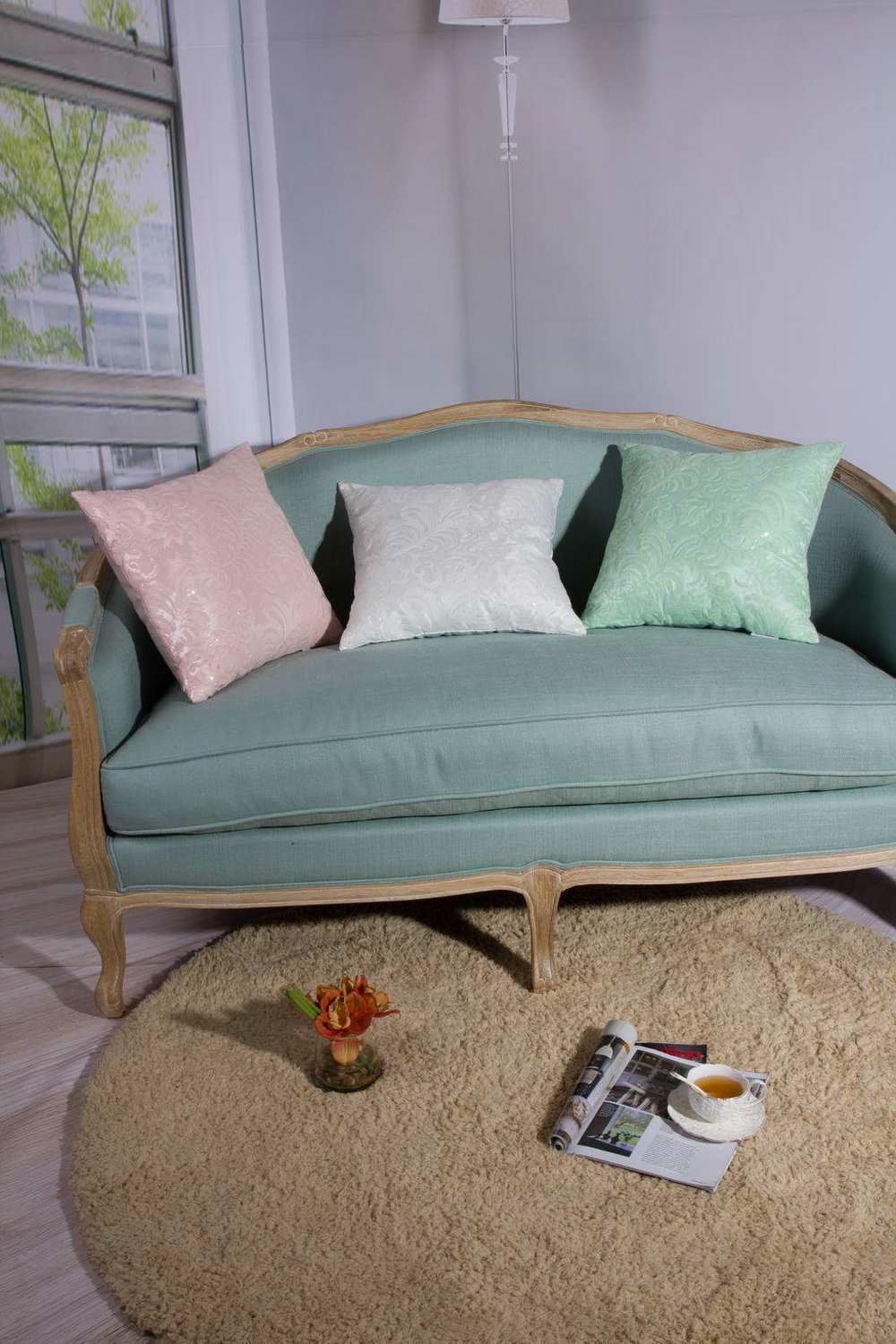 Наволочка 45х45 Sofi De MarkO Луанна изумрудная