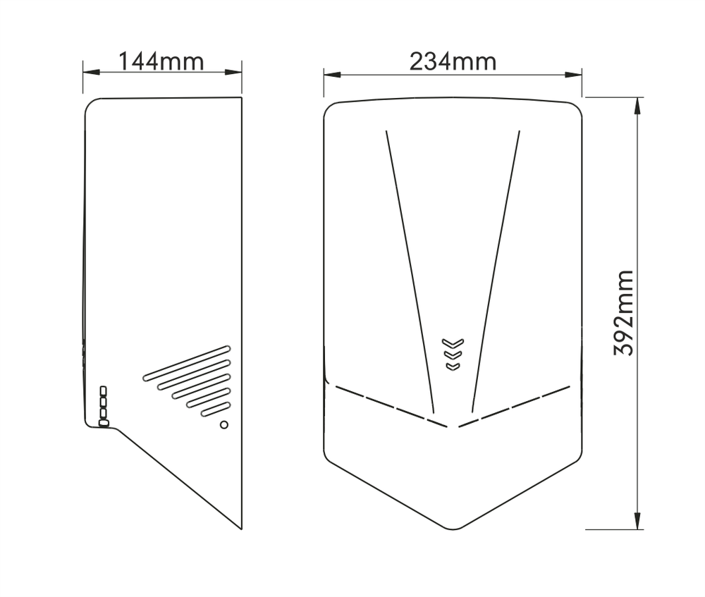 Сушилка для рук Ksitex M-2020AC JET