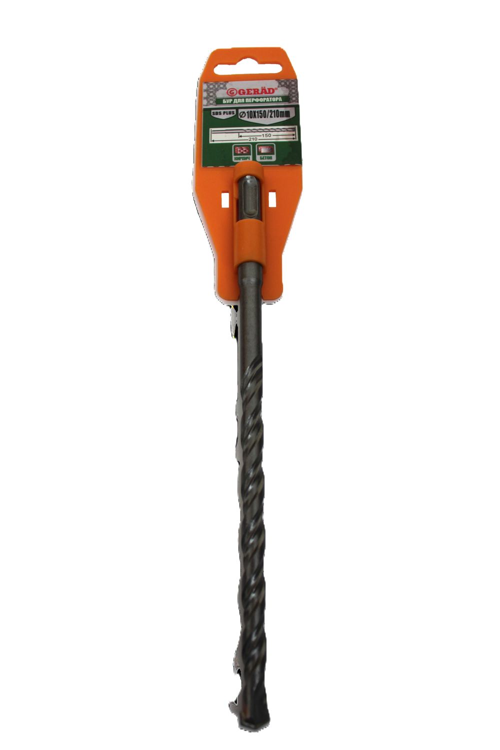 Бур по бетону 10-150-210 GERÄD 1 шт. PM1015021