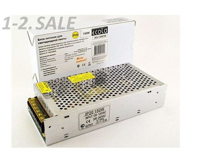 Ecola Блок питания для светодиодных лент 24V 100W IP20 187х47х37 (интерьерный)