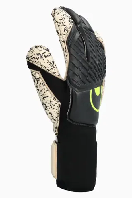 Вратарские перчатки Uhlsport Fangmaschine Supergrip+ Flex Frame Carbon - черный