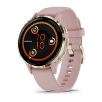 Часы Garmin Venu 3s розовые с золотистым безелем, 010-02785-03