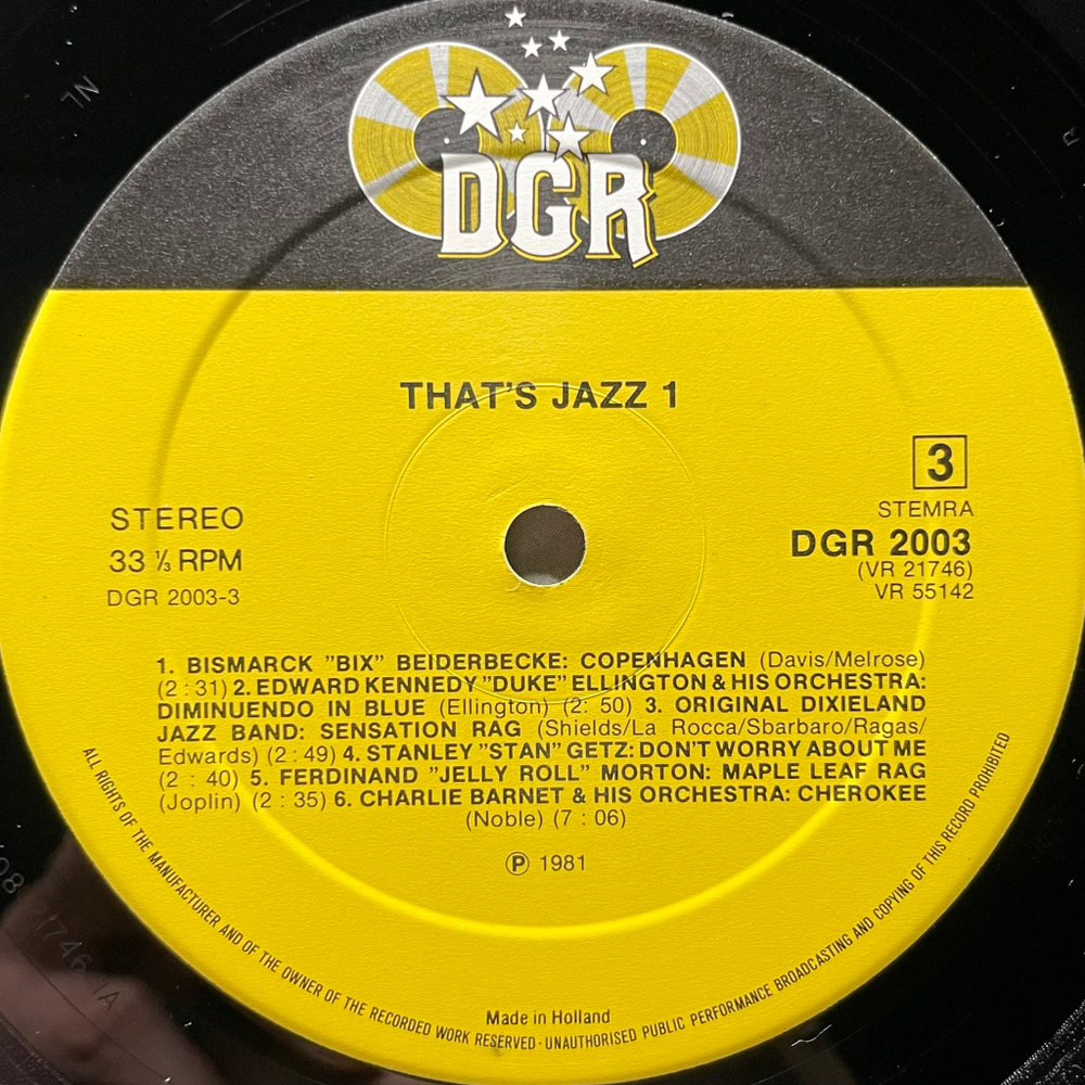 Сборник That's Jazz 1 2LP (Голландия 1981г.)
