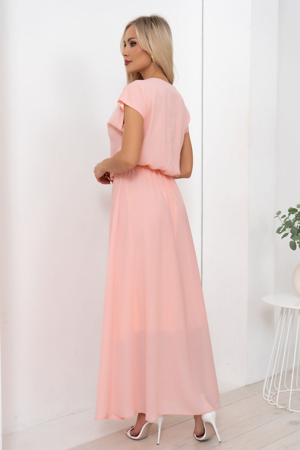 Платье Симона (персик) Р11-1161 Nikol