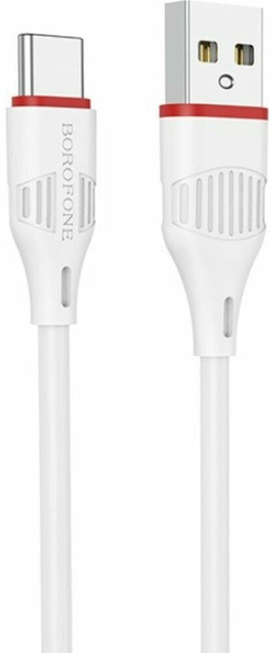 Кабель Type-C BOROFONE BX51 3.0A, 1м. белый