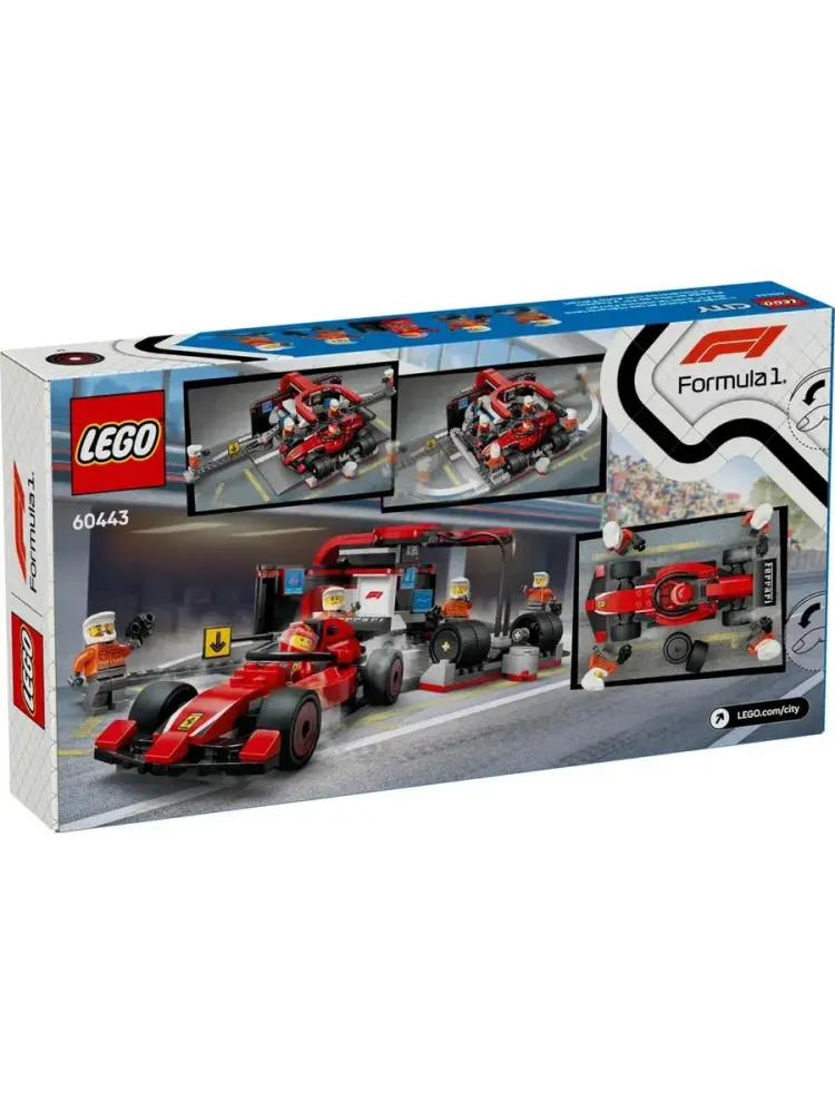 Конструктор Сity 60443 Formula 1, пит-стоп команды Ferrari