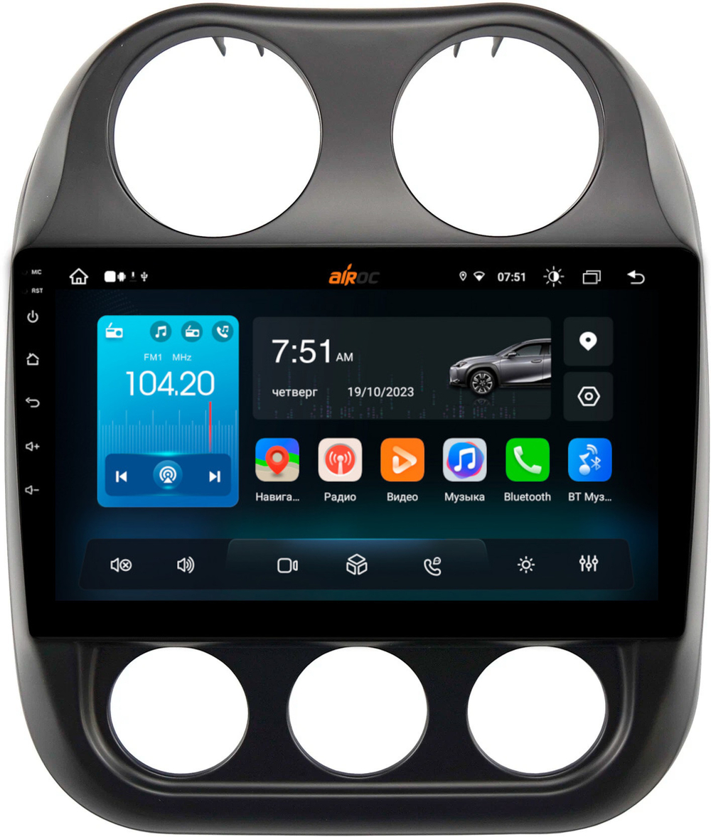 Магнитола для Jeep Compass 2011-2015 - Roximo RX-2203 Android 13, ТОП процессор, 8/128, SIM-слот