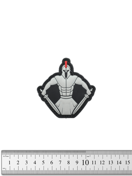 Шеврон Спартанец воин PVC