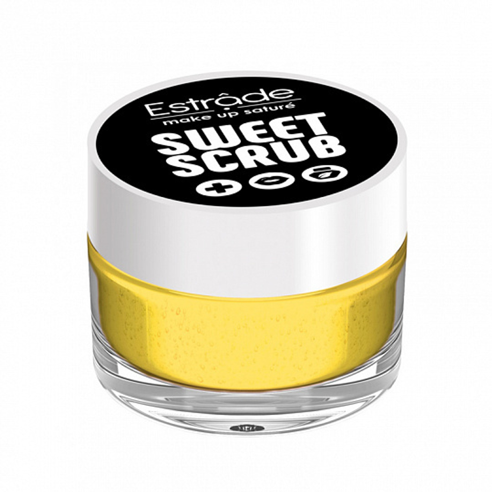 Estrade Сахарный скраб для губ Sweet Scrub, Желтый, 8 гр