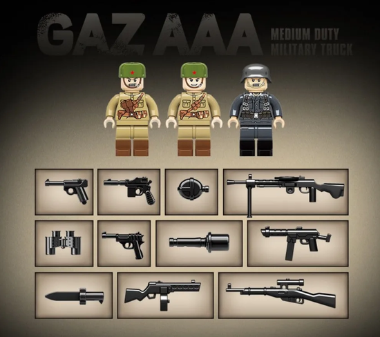 Конструктор ГАЗ Полуторка 398 деталей