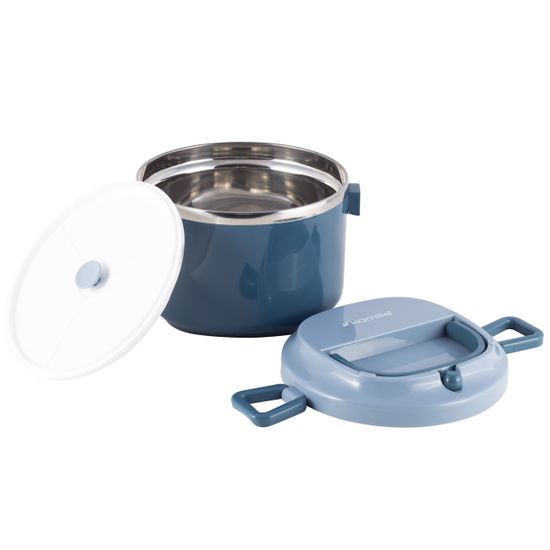 Ланч бокс 1000 мл. Kamille KM 2135 (пластик, нержавеющая сталь)