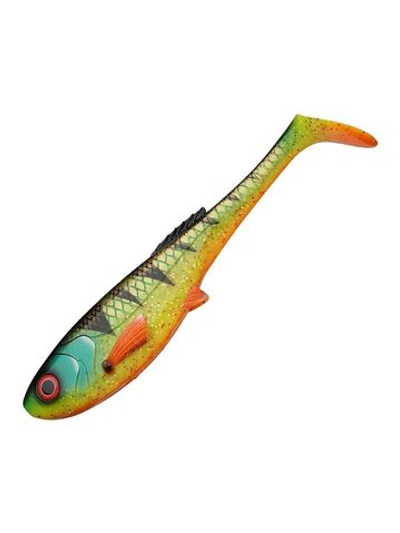 Приманка мягкая виброхвост Abu Garcia Beast Slim Paddle Tail, 210 мм, 4 шт, Firetiger