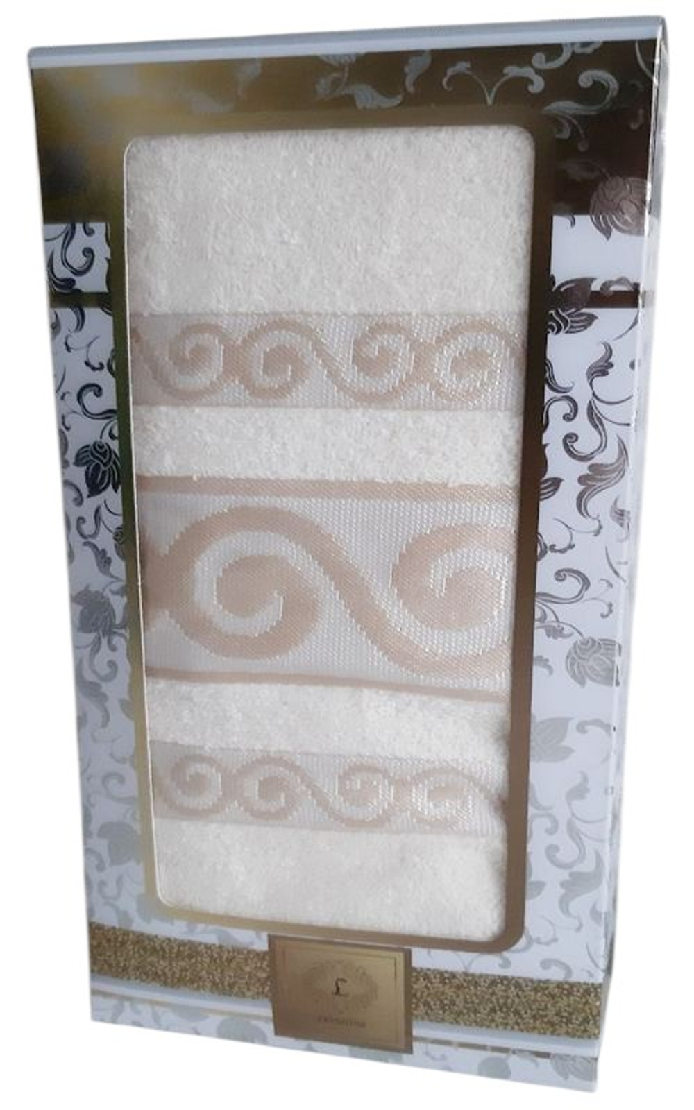 Полотенце махровое в подарочной упаковке, 100% хлопок, Узбекистан.