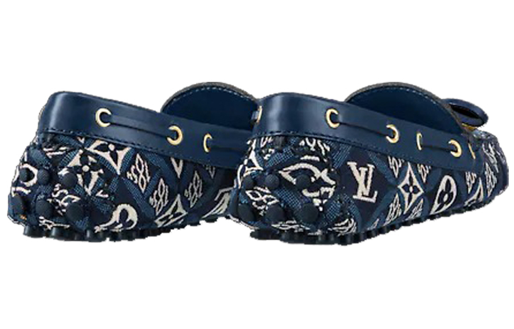 LOUIS VUITTON Gloria Casual Shoes Women"s Blue
