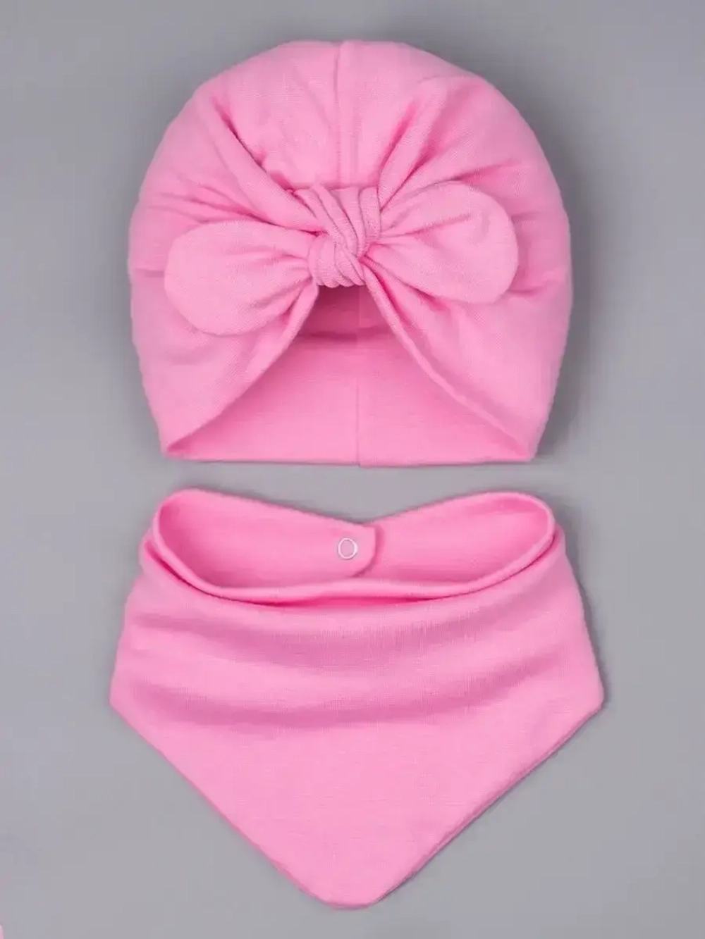 Чалма осенняя для девочки и снуд