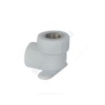 Угольник PP-R комбинированный белый Дн 25х3/4" ВР с креплением PRO VALFEX 10120125-PRO