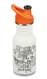 Детская бутылка Klean Kanteen Kid Classic Narrow Sport 12oz (355 мл) Tigers