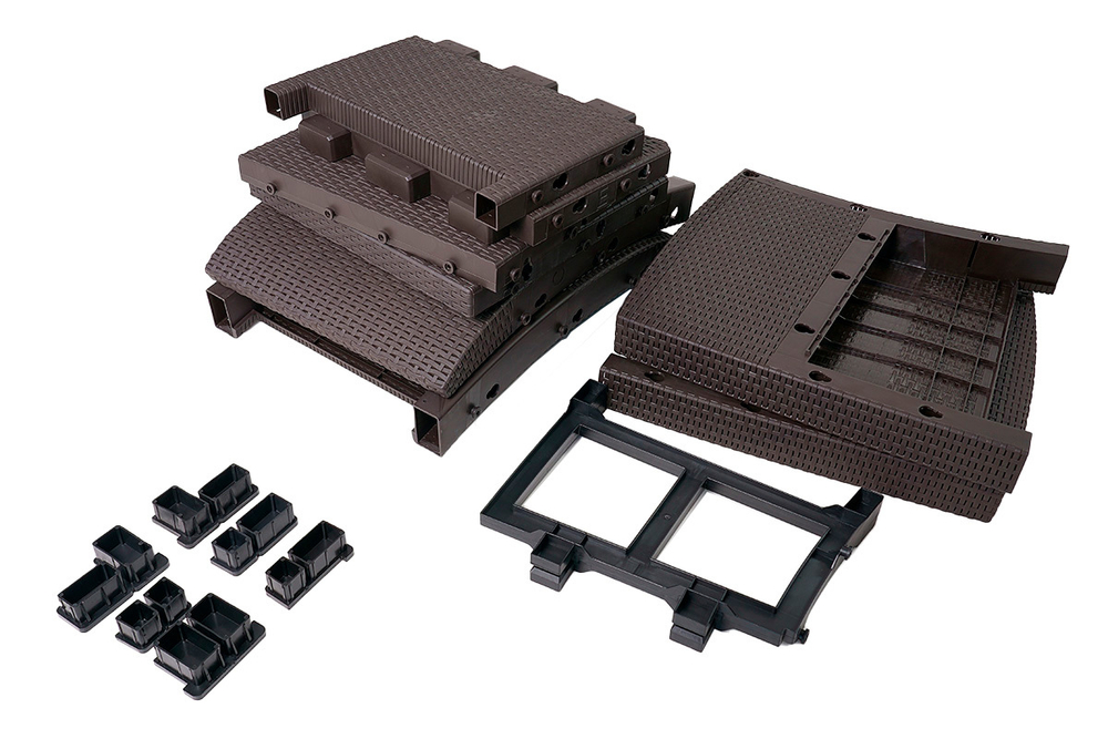 Комплект мебели B:Rattan Arizona Set Max (на 5 персон), антрацит