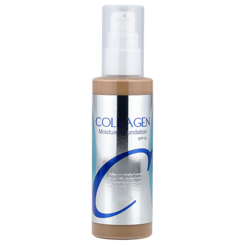 Enough, увлажняющая тональная основа с коллагеном, SPF 15, № 23, 100 мл (3,38 жидк. унции)