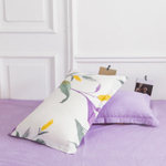 Комплект постельного белья Сатин с Одеялом (простынь на резинке) OBR111