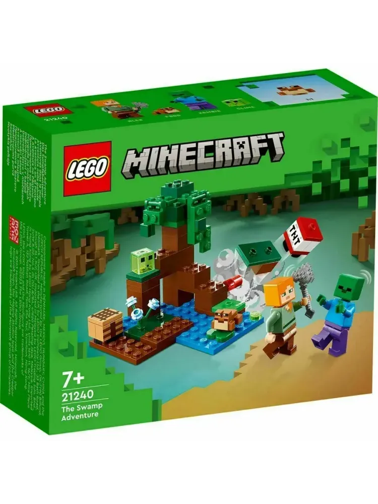 Конструктор Minecraft 21240 Болотное приключение