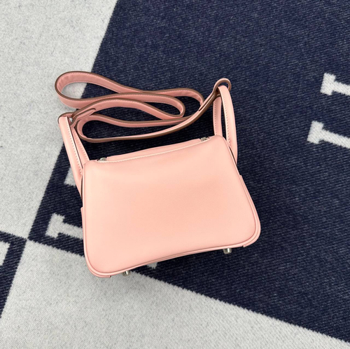 Сумка Hermes Lindy Rose Sakura Palladium Hardware