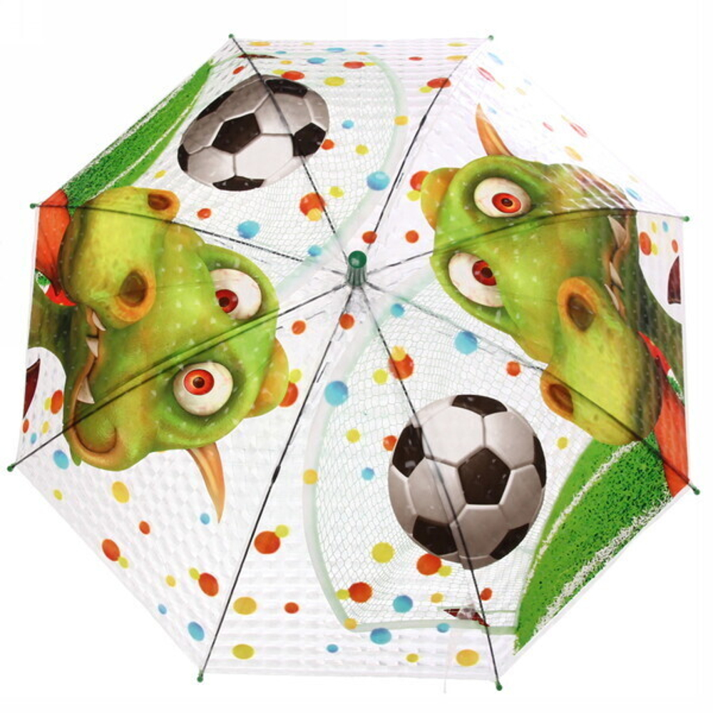 Зонт детский полуавтомат «Ultramarine - Озорные зверята», 8 спиц, d-86см, длина в слож. виде 65см